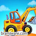 تطبيق ألعاب بناء الشاحنة للأطفال